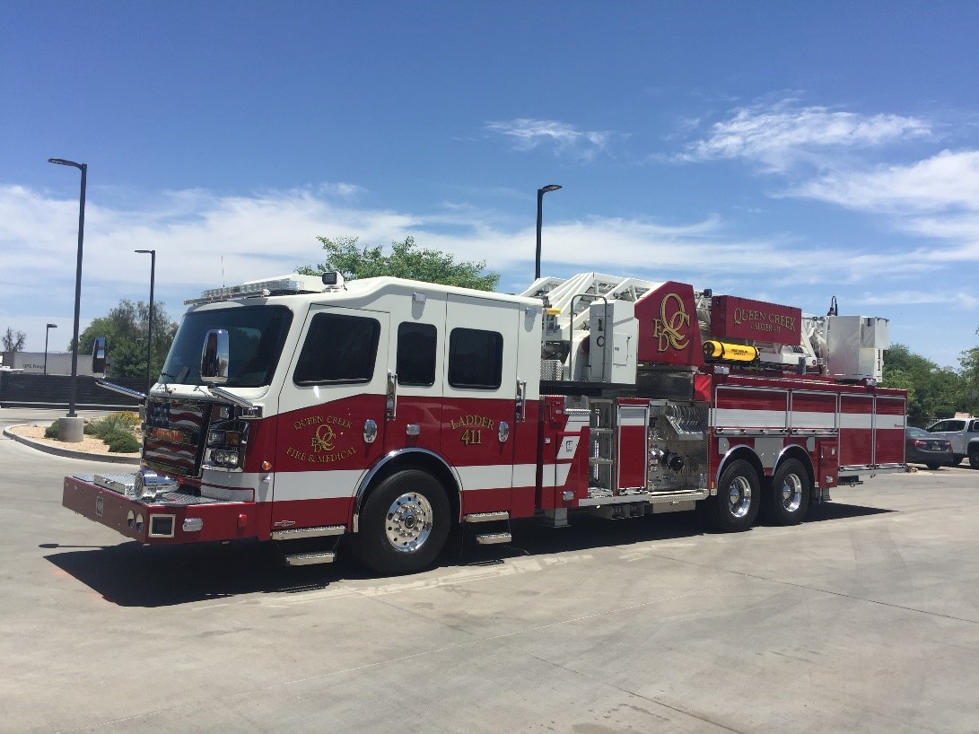 Queen Creek FD 88' Mid-Mount Fire Apparatus